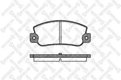 Комплект тормозных колодок, дисковый тормоз STELLOX купить